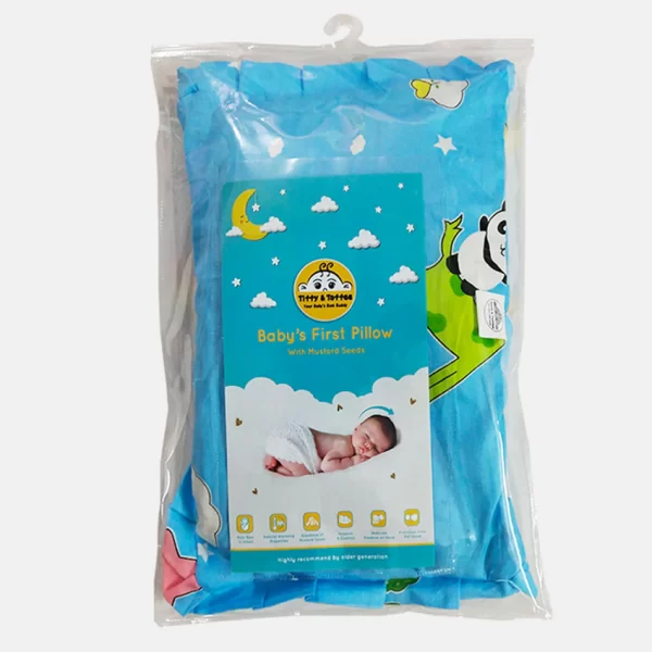 Tiffy and Toffee Rectangle Blue Pillow - Image 3