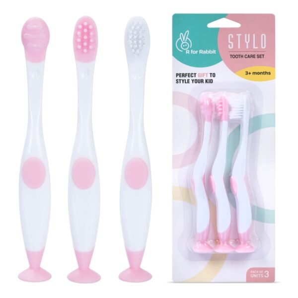 R For Rabbit – Stylo Toothcare Set (Pink White)